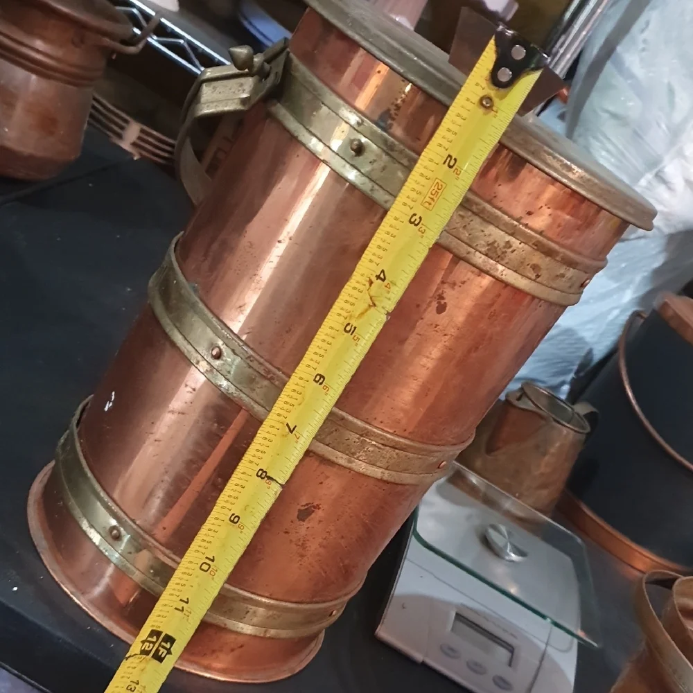 True Vintage Bongusto Italy Genuine Copper Ice Bucket